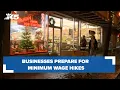 Washington businesses prepare for minimum wage hikes