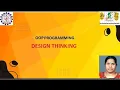 DESIGN THINKING OOP PROGRAMMING SNS INSTITUTIONS