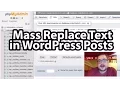 Mass Replace Text in WordPress Posts using MySQL and PHPMyAdmin