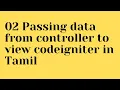 02 Passing data from controller to view