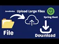 Spring Boot File Upload and Download REST API Spring Data JPA javacodeex