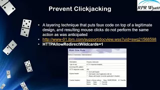 IBM Domino Security Preventing Clickjacking