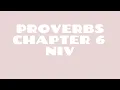Proverbs 6 NIV Read by a Black Woman Spoken Word Style Bible Noir