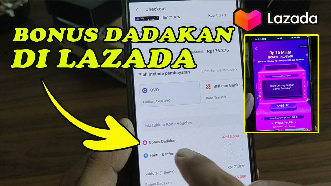 Cara tukar koin lazada dengan barang gratis