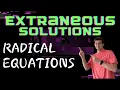 Extraneous Solutions in Radical Equations