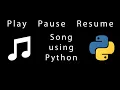 Basic Music Player using Python Pygame