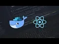 react with docker - make image container and deployment build