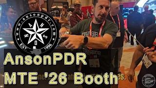 AnsonPDR New Tools Breakdown at MTE 2026 Compact Hub Tactical Handle Glexo Diablo AnsonPDR