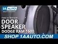 How to Replace Door Speaker 94-02 Dodge Ram 1500