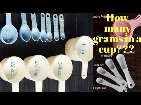 Download MP3 How many Grams in a Cup // Baking Basics // Grams to Cup  Conversion // Cup - Tbsp// Baking Tips