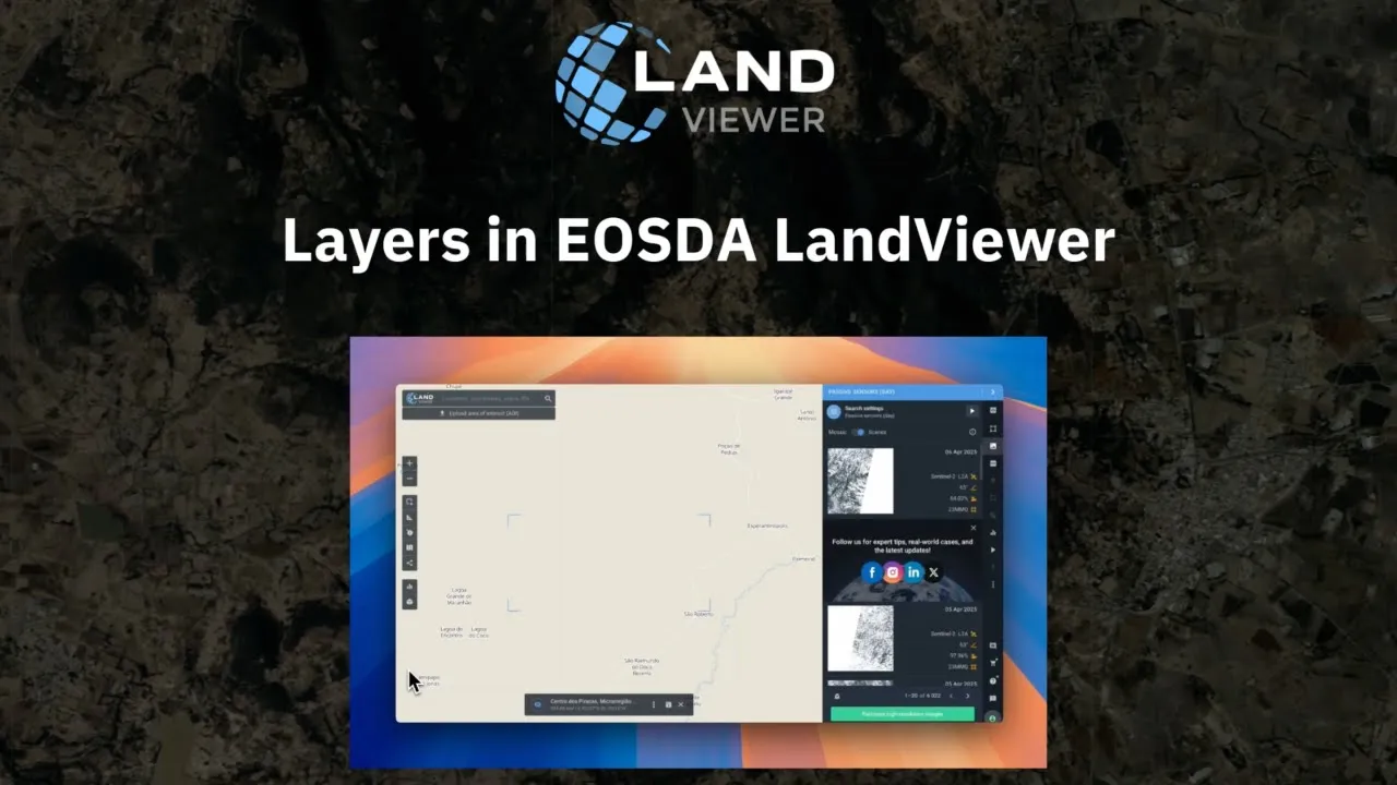 Layers in EOSDA LandViewer