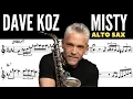 Download Lagu DAVE KOZ [ALTO SAX TRANSCRIPTION] MISTY
