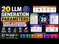20 LLM Generation Parameters Every AI Engineer Should Know 2026