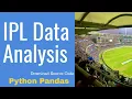 Python Pandas Project - IPL data Analysis IPL dataFrame Analysis