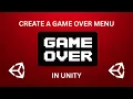 How to Create a Game Over Screen in Unity