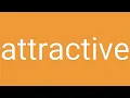 Attractive Definition Meaning