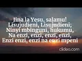 Download Lagu Jina la Yesu salamu lyrics