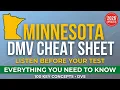 Minnesota DMV Permit Test 2026 The 100 Facts You MUST Know Full Study Guide