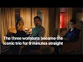 The three wombats became the iconic trio for 9 minutes straight