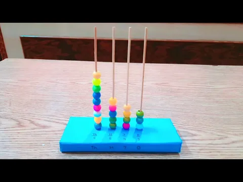 Download MP3 How to make Abacus model @@ 4 digit number