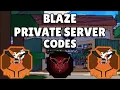 20 Private Server Codes For Blaze Shindo Life