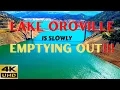 Lake Oroville is Slowly Emptying Out - Lake Oroville Water level