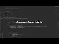 Expense Report Kata - Intro Test Skeleton