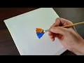 Easy Way to Paint a Magical Autumn Rain Acrylic Painting Tutorial DEMO