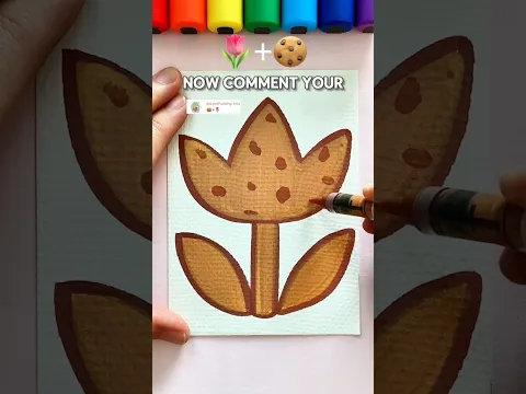 I Mixed 🌷 and 🍪… Look What Happened! 👀 #emojimix #emojiart #drawing