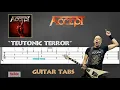 Lagu ACCEPT - Teutonic Terror - Guitar Tab | Lesson | Cover | Tutorial | 75 BPM