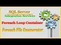 SSIS - How to use Foreach File Enumerator Load Multiple Files