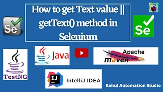 getText Method in Selenium How to Get Text Value in WebDriver Real-Time Demo