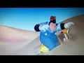 Pete Crash into the sand