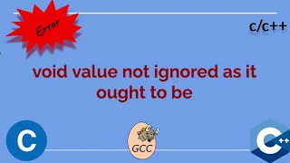 void value not ignored as it ought to be
