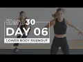 30-Minute HIIT Leg Workout No Equipment Zero30 Day 6