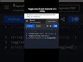 Toggle case of each character of a string program-python