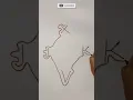 Magical India Map drawing using 4 letters