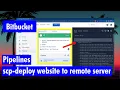 Bitbucket - Pipeline to deploy website to live