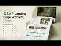 Beautiful GSAP Landing Page Design Modern Psychology Counseling Website HTML CSS JS Project
