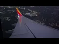 Southwest Airlines 737-800 Stormy Takeoff from Baltimore FULL THROTTLE WILD TURBULENCE