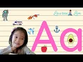 Writing Letter A I Tracing letter A I Practising letter A