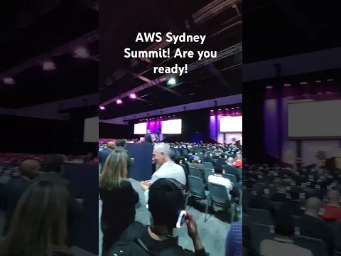 AWS Sydney Summit! let's go! #aws