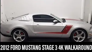 2012 FORD MUSTANG ROUSH STAGE 3 CONVERSION INGOT SILVER 4K WALKAROUND 12879Z SOLD