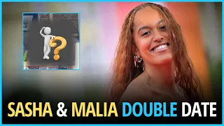 Sasha Malia DOUBLE Date Malia Got A WHITE Guy