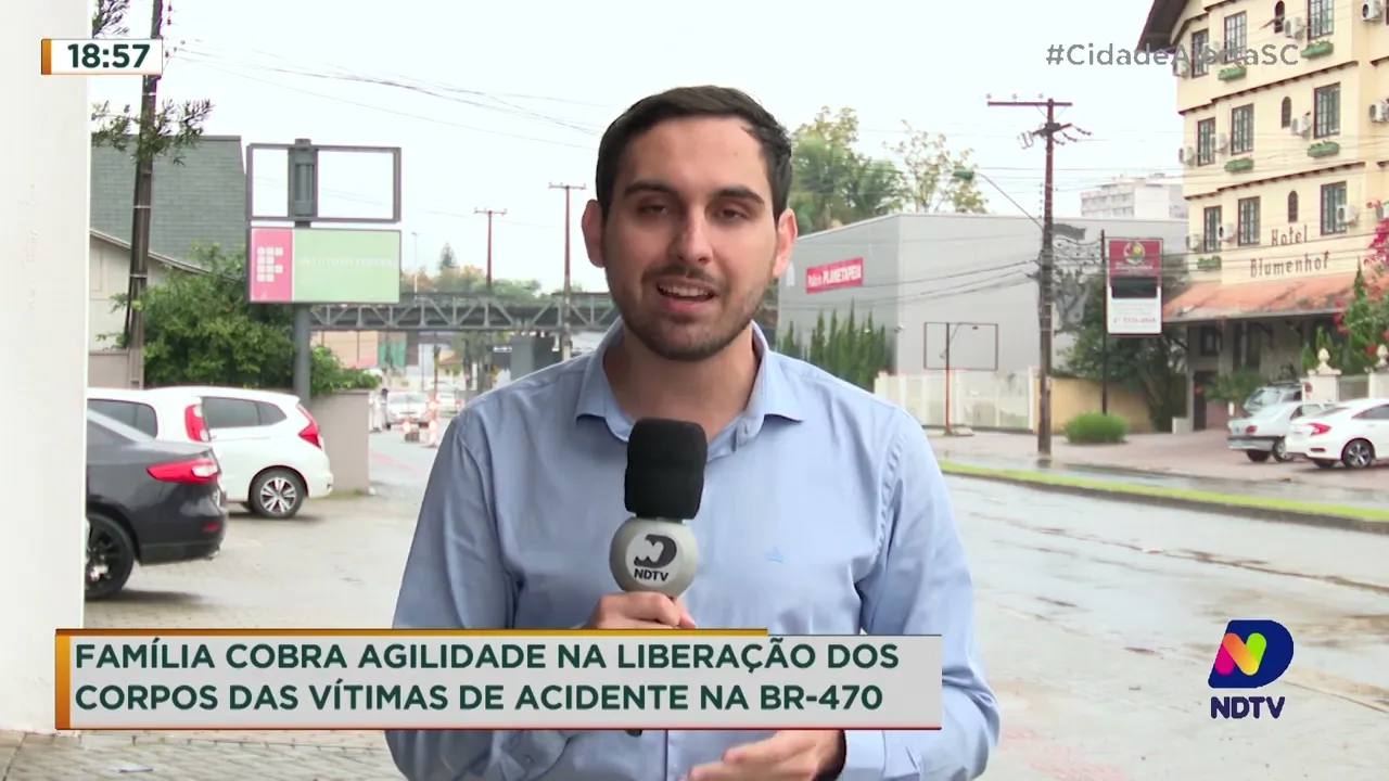 Família cobra agilidade na liberação dos corpos das vítimas de acidente na BR-470