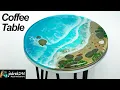 How to make an EPOXY OCEAN TABLE resin art