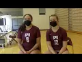 SPU VOLLEYBALL Maddie Batiste and Lindsay Rosenthal April 3 2021