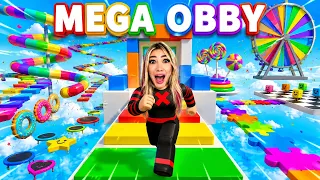 JOGUEI O MAIOR PARKOUR DO ROBLOX PELA PRIMEIRA VEZ *MEGA OBBY