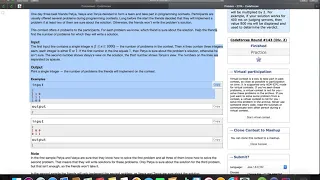 Problem 231A - Team Codeforces 30 Sept 2018