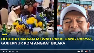 Klarifikasi Gubernur KDM Dituduh Makan Mewah Pakai Uang Rakyat, Akui Hadiri Open House Menteri Ara